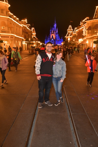 Andrew and Emma at the Magic Kingdom